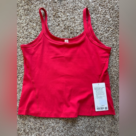 NWT lululemon align scoop tank lulu red - Picture 2 of 5